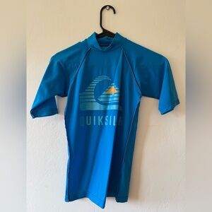 Quiksilver Aqua Blue Rash Guard